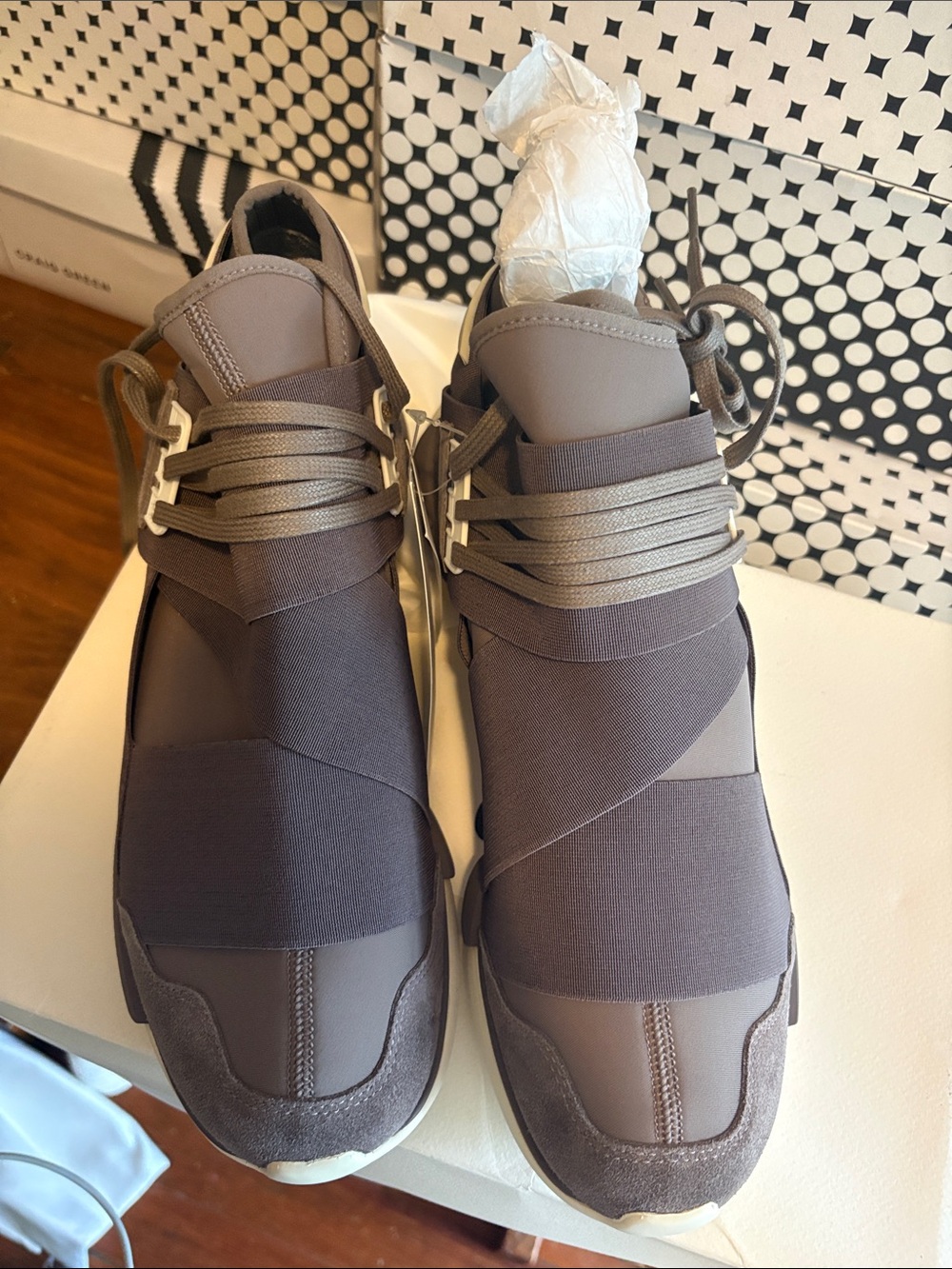 Men's Slip-On Athletic Sneakers in Taupe